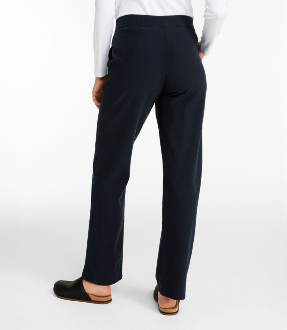 Women's Perfect Fit Pants, Fleece-Backed Straight-Leg - Image 3