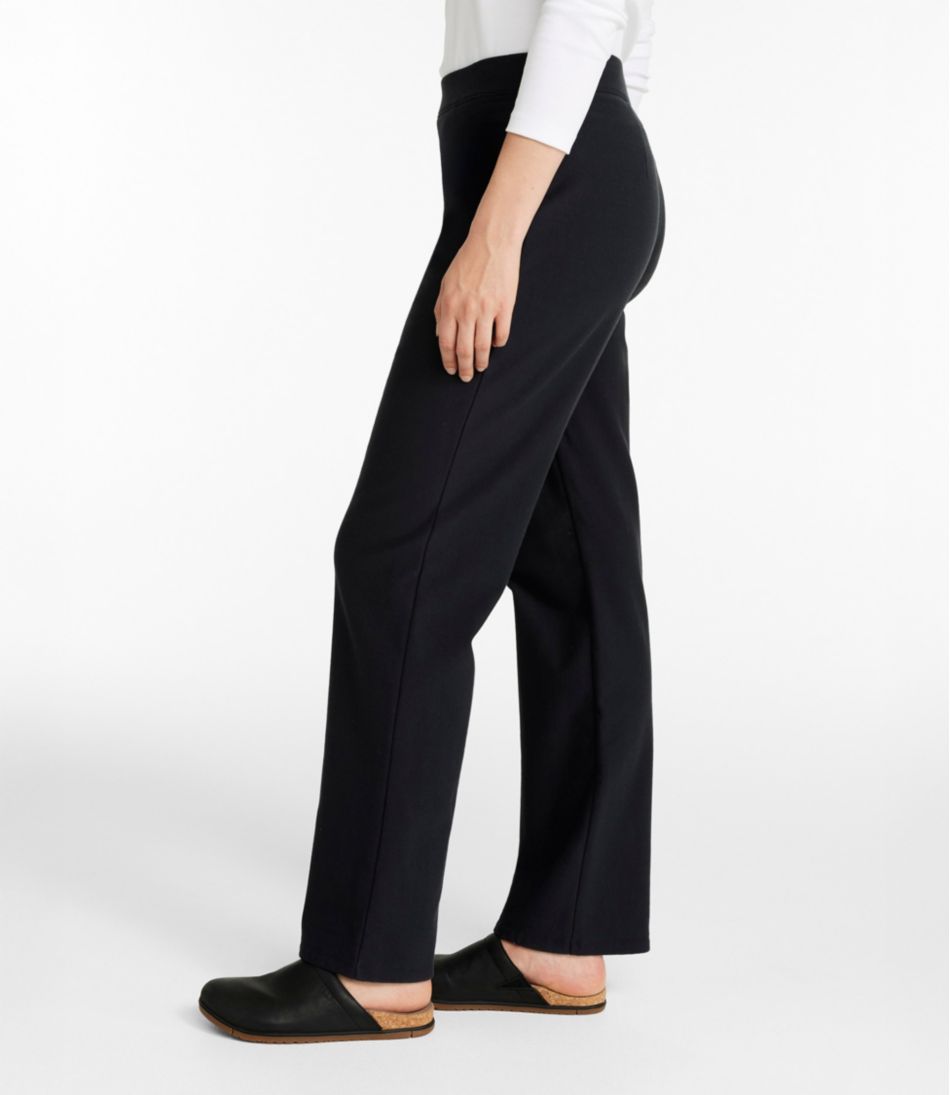 Women's Perfect Fit Pants, Fleece-Backed Straight-Leg - Image 4