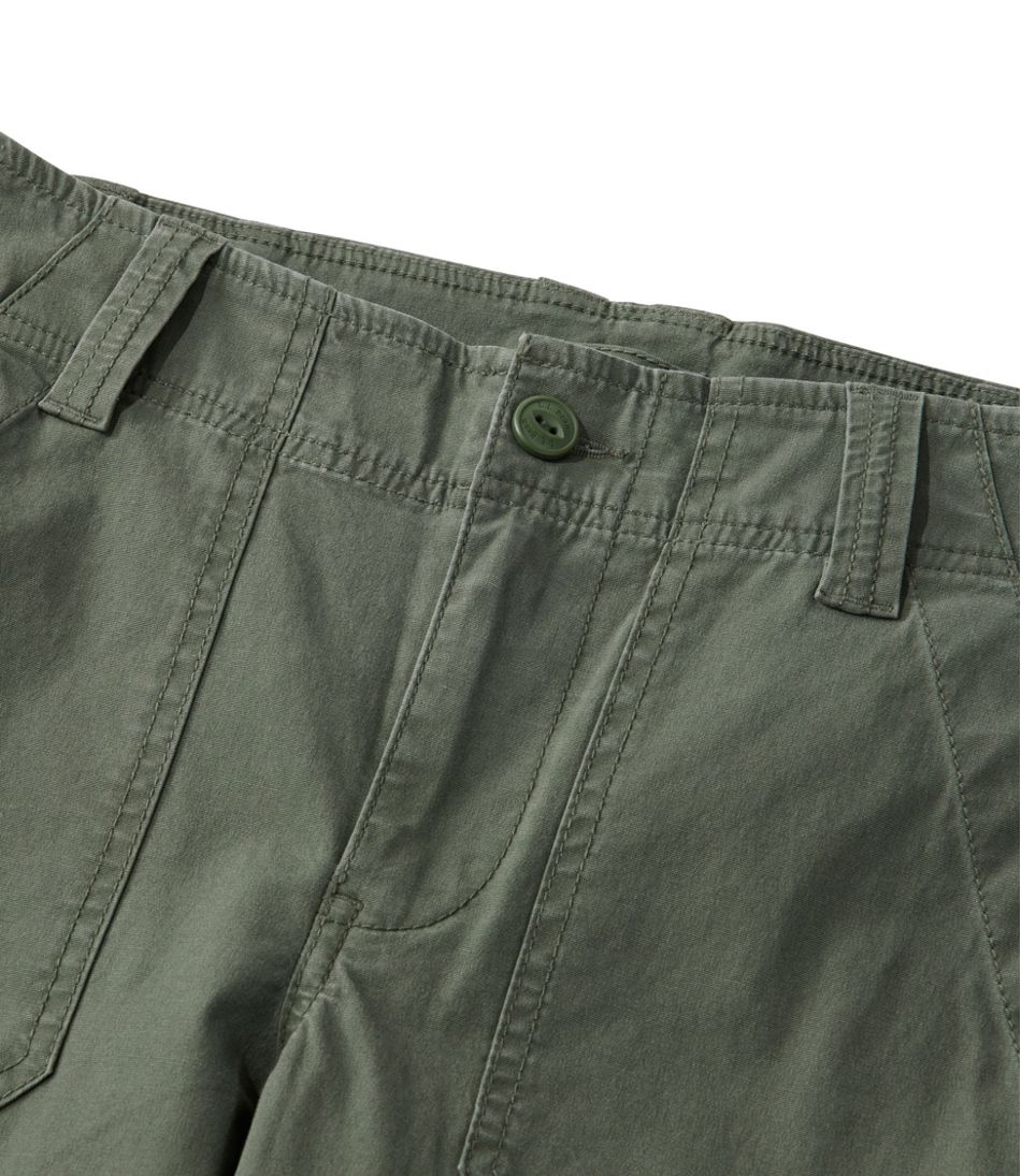 Women's 207 Vintage Cotton Canvas Pants, Mid-Rise Straight-Leg Cargo - Image 4