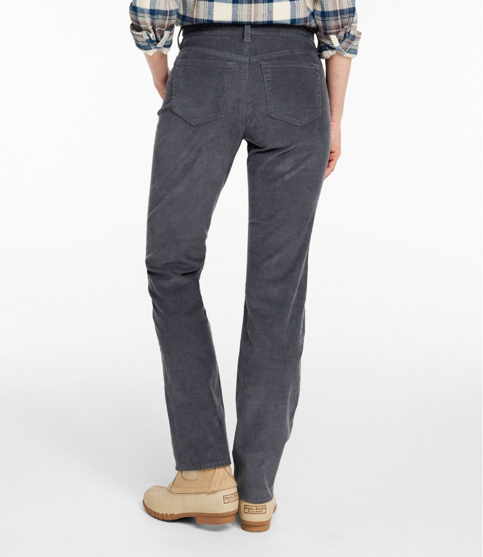 Women's BeanFlex Five-Pocket Corduroy Pants, Mid-Rise Straight-Leg - Image 3
