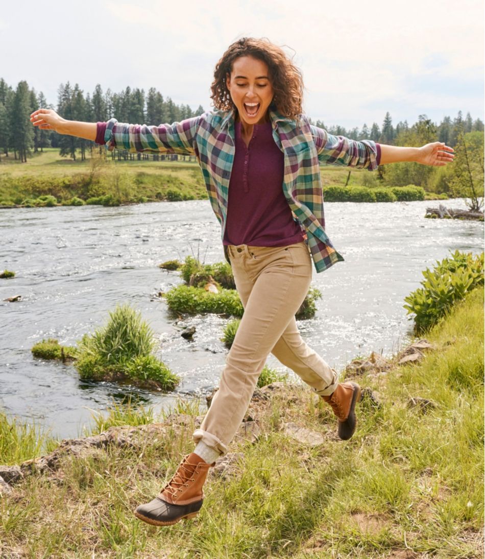 Women's BeanFlex Five-Pocket Corduroy Pants, Mid-Rise Straight-Leg - Image 6