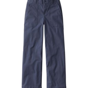 Women's 207 Vintage Cotton Canvas Pants, High-Rise Wide-Leg