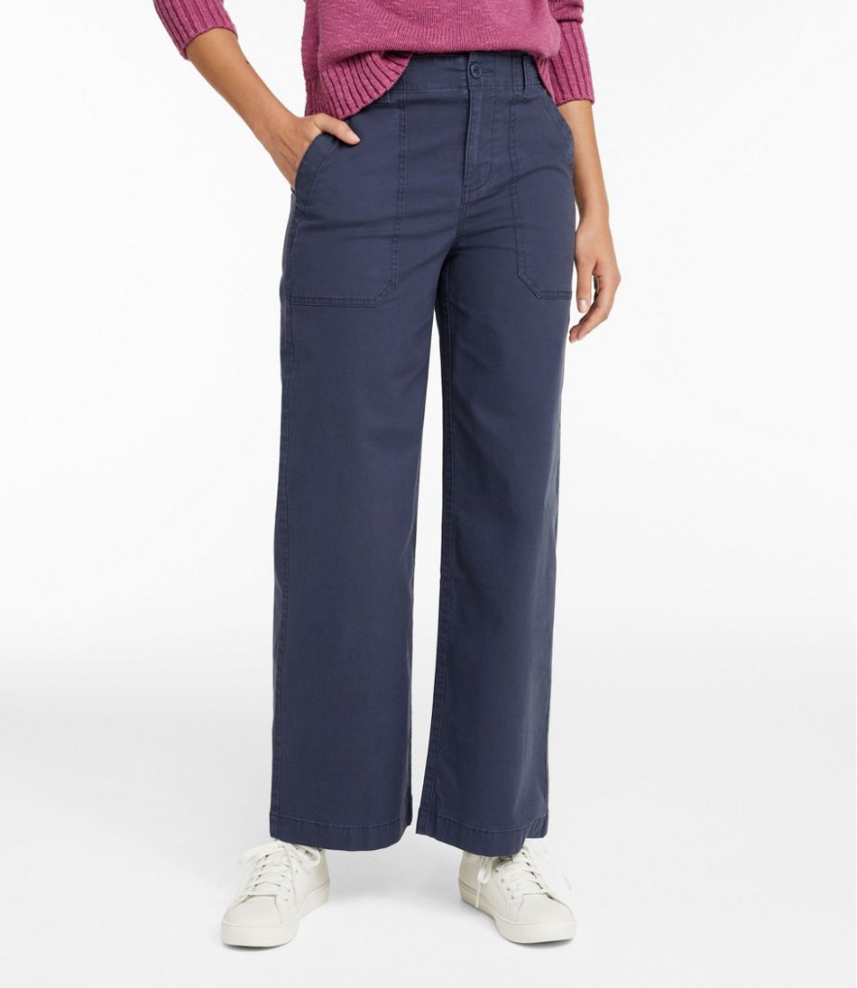 Women's 207 Vintage Cotton Canvas Pants, High-Rise Wide-Leg - Image 2