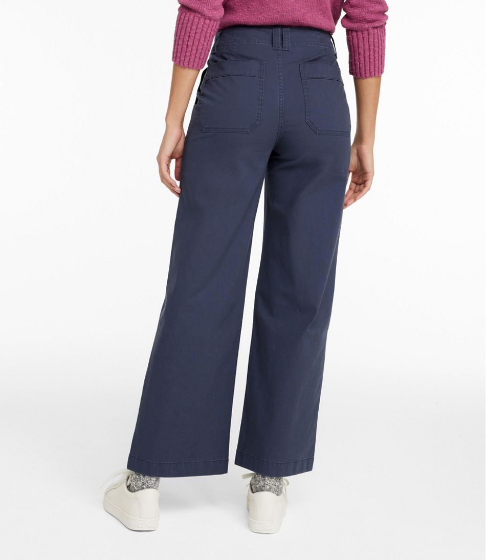 Women's 207 Vintage Cotton Canvas Pants, High-Rise Wide-Leg - Image 3