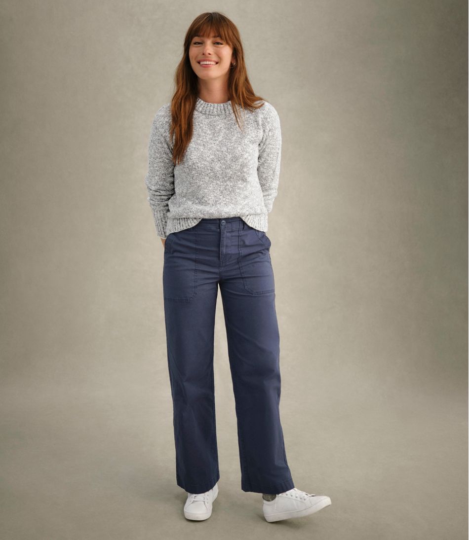 Women's 207 Vintage Cotton Canvas Pants, High-Rise Wide-Leg - Image 9