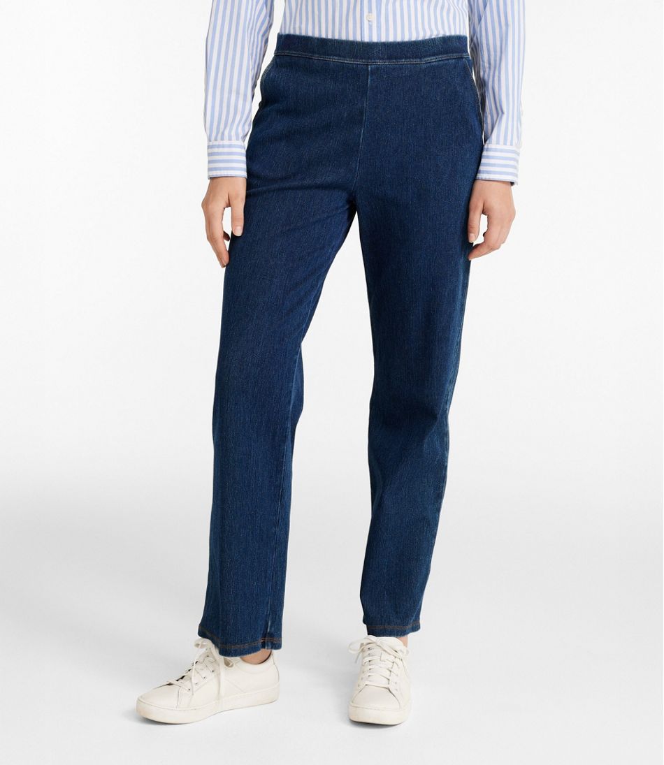 Women's Perfect Fit Pants, Denim Straight-Leg - Image 2