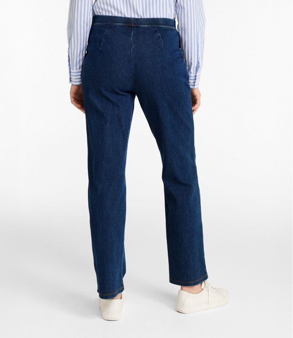 Women's Perfect Fit Pants, Denim Straight-Leg - Image 3