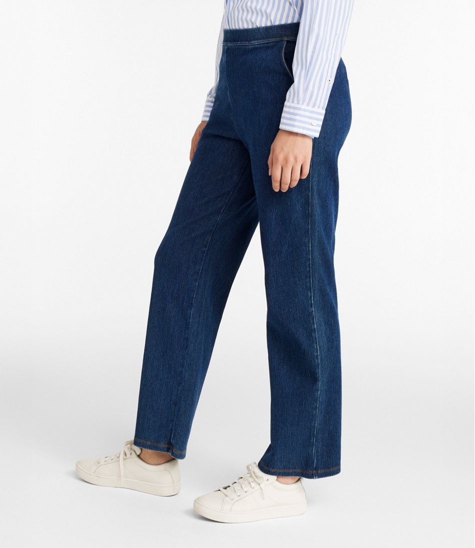 Women's Perfect Fit Pants, Denim Straight-Leg - Image 4