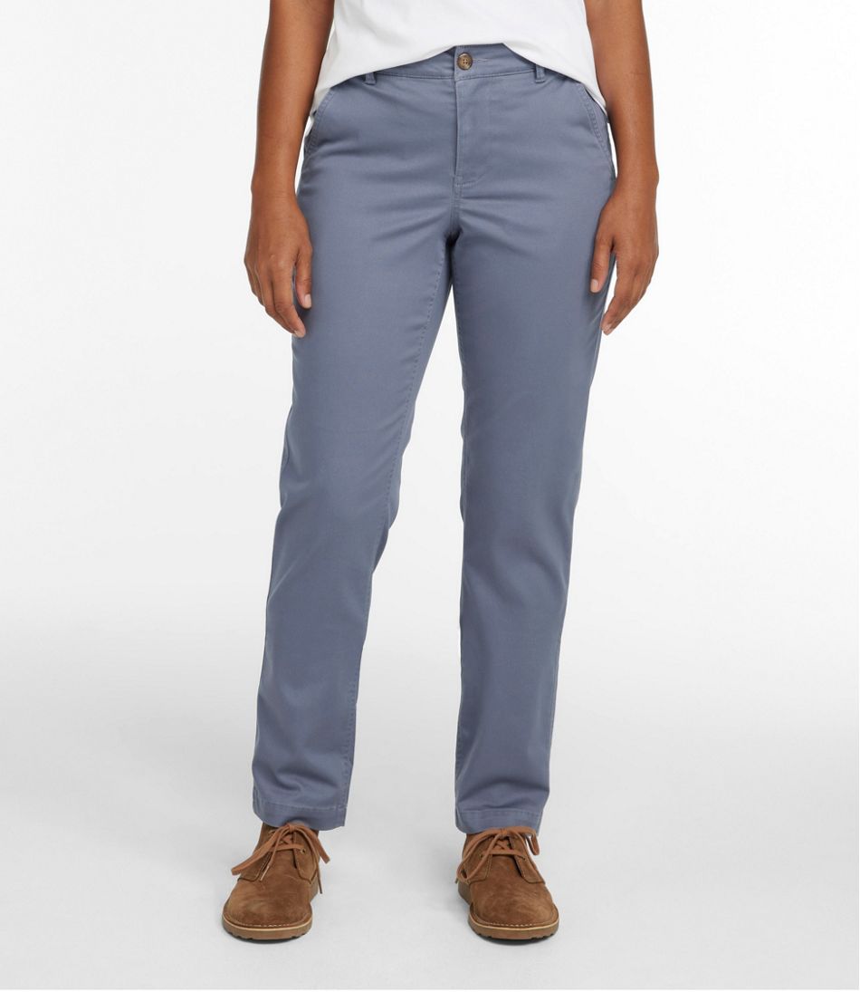 Women's Comfort Stretch Pants, Mid-Rise Straight-Leg Chino - Image 2