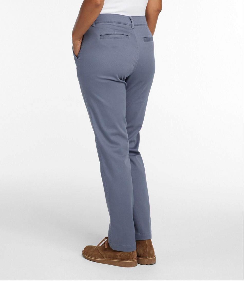 Women's Comfort Stretch Pants, Mid-Rise Straight-Leg Chino - Image 3