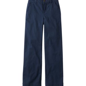 Women's Comfort Stretch Pants, Mid-Rise Wide-Leg Chino
