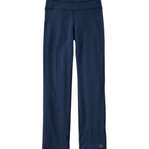 Women's PrimaLoft ThermaStretch Fleece Pants, Mid-Rise Straight-Leg