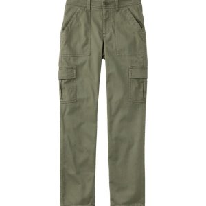 Women's Comfort Stretch Pants, Mid-Rise Straight-Leg Cargo