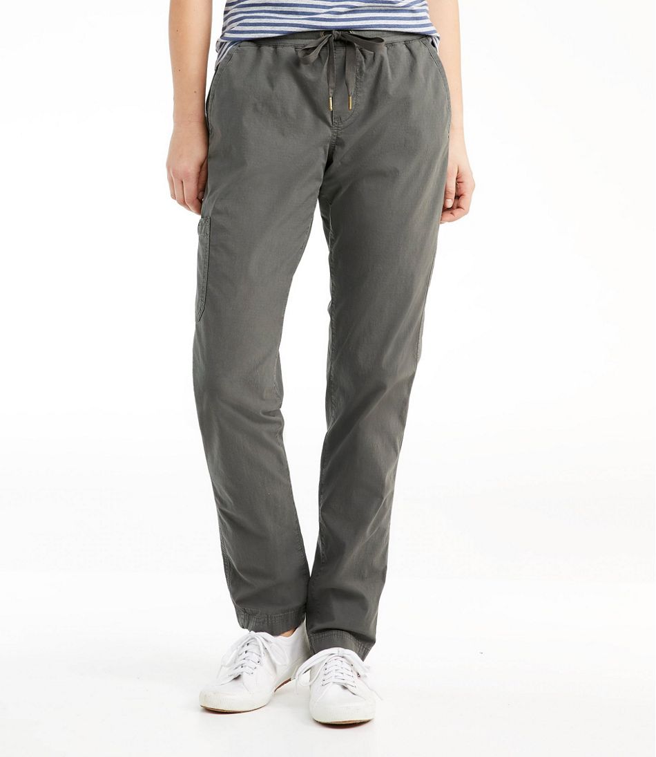 Women's Stretch Ripstop Pull-On Pants, Slim-Leg - Image 2