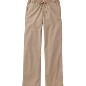 Lakewashed Pull-on Chinos, Mid-Rise Wide-Leg