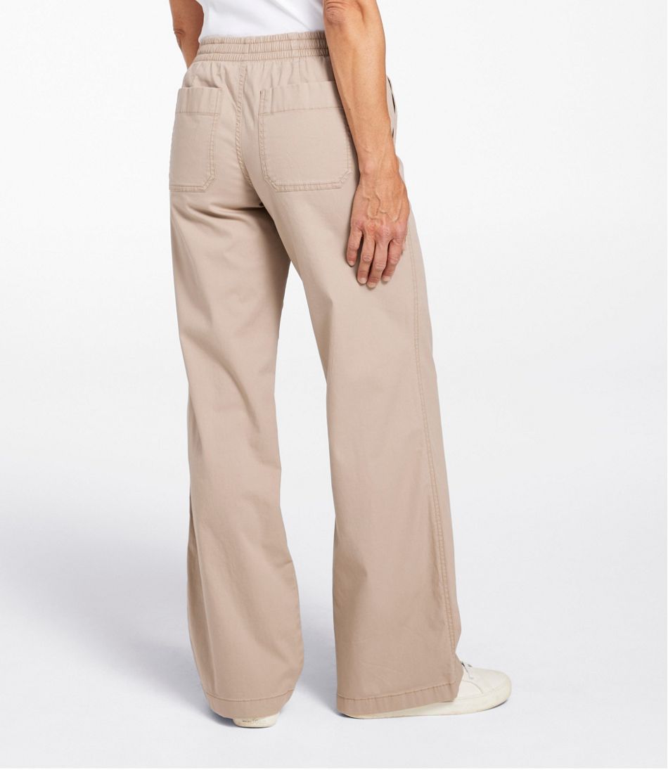 Lakewashed Pull-on Chinos, Mid-Rise Wide-Leg - Image 3