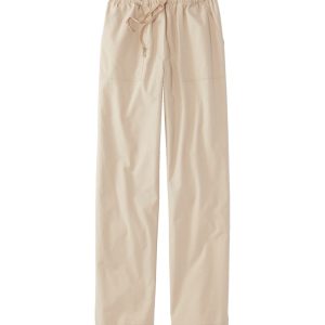 Women's Sunwashed Canvas Pants, High-Rise Straight-Leg