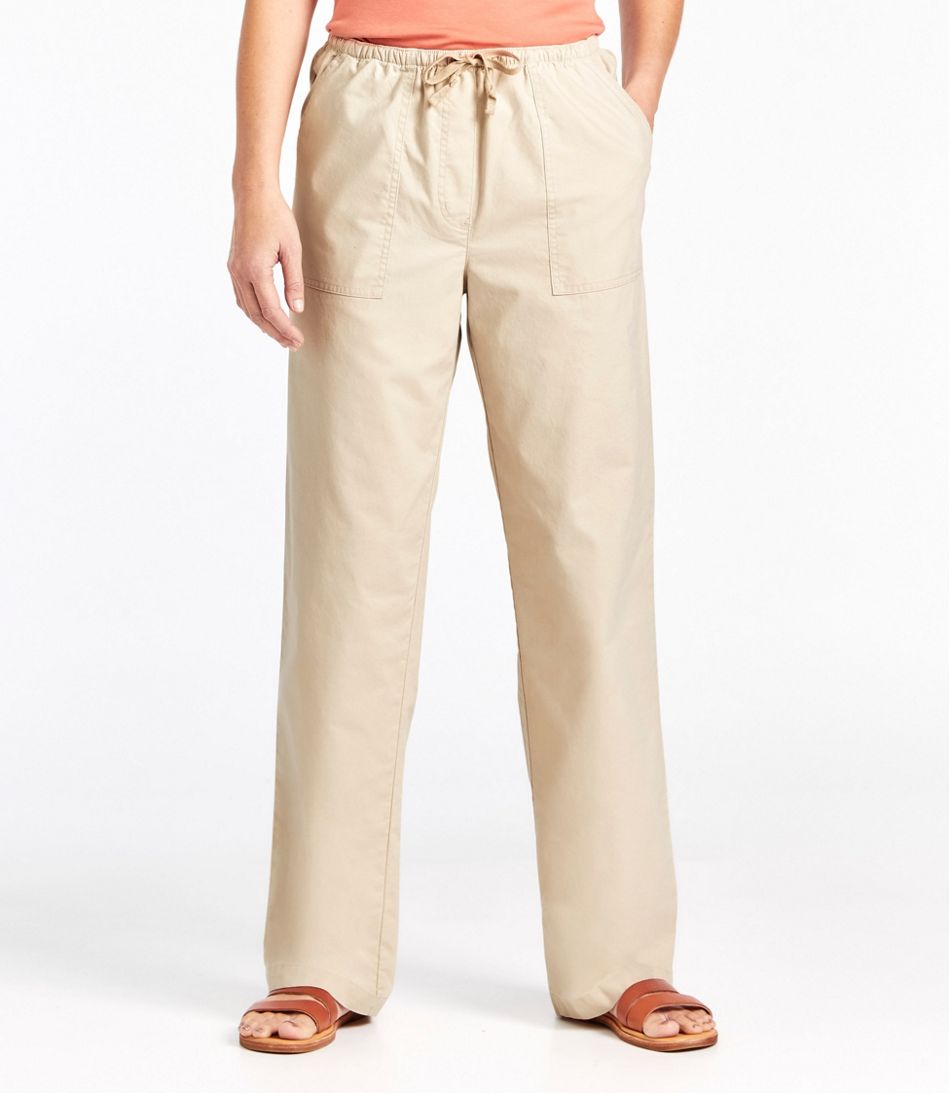 Women's Sunwashed Canvas Pants, High-Rise Straight-Leg - Image 2