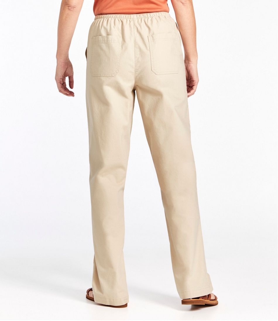 Women's Sunwashed Canvas Pants, High-Rise Straight-Leg - Image 3