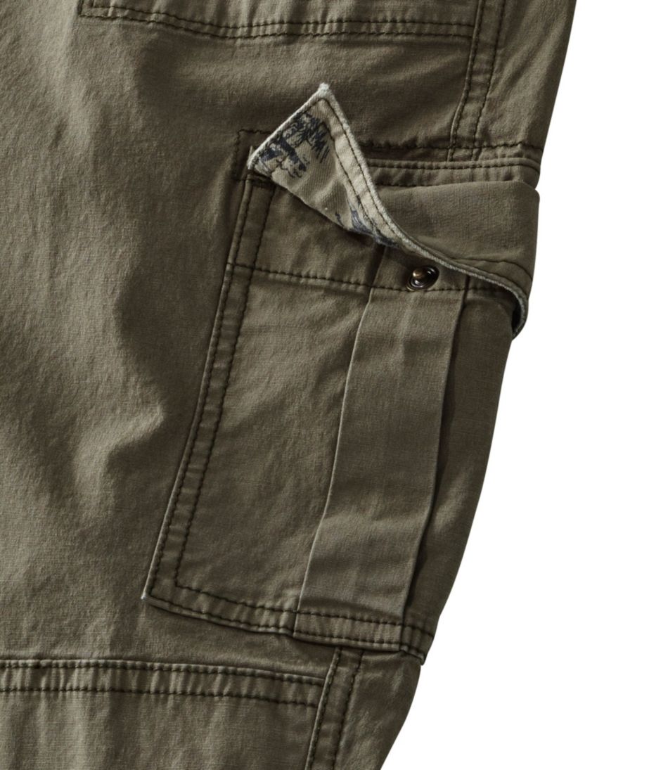 Women's Stretch Canvas Cargo Pants, Mid-Rise Straight-Leg - Image 5