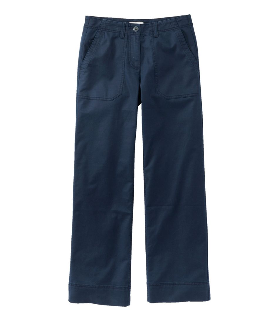 Women's Signature Utility Pants, Mid-Rise Wide-Leg Ankle-Length