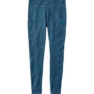 Women's PrimaLoft ThermaStretch Fleece Pocket Tights, Mid-Rise