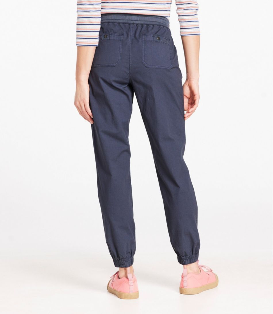 Women's Stretch Ripstop Pull-On Pants, Slim-Leg Jogger - Image 3