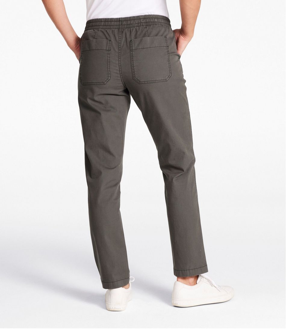 Women's Lakewashed Chino Pants, Mid-Rise Pull-On Ankle - Image 3