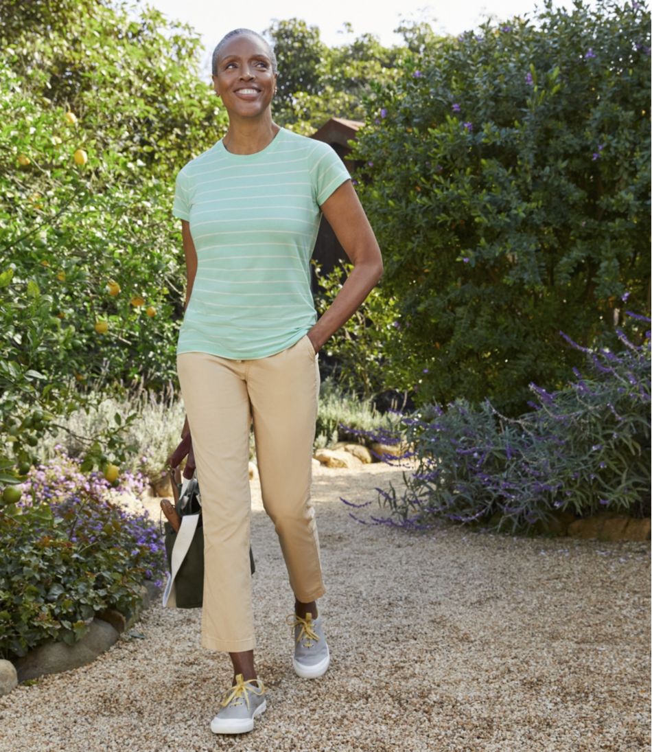 Women's Lakewashed Chino Pants, Mid-Rise Pull-On Ankle - Image 6