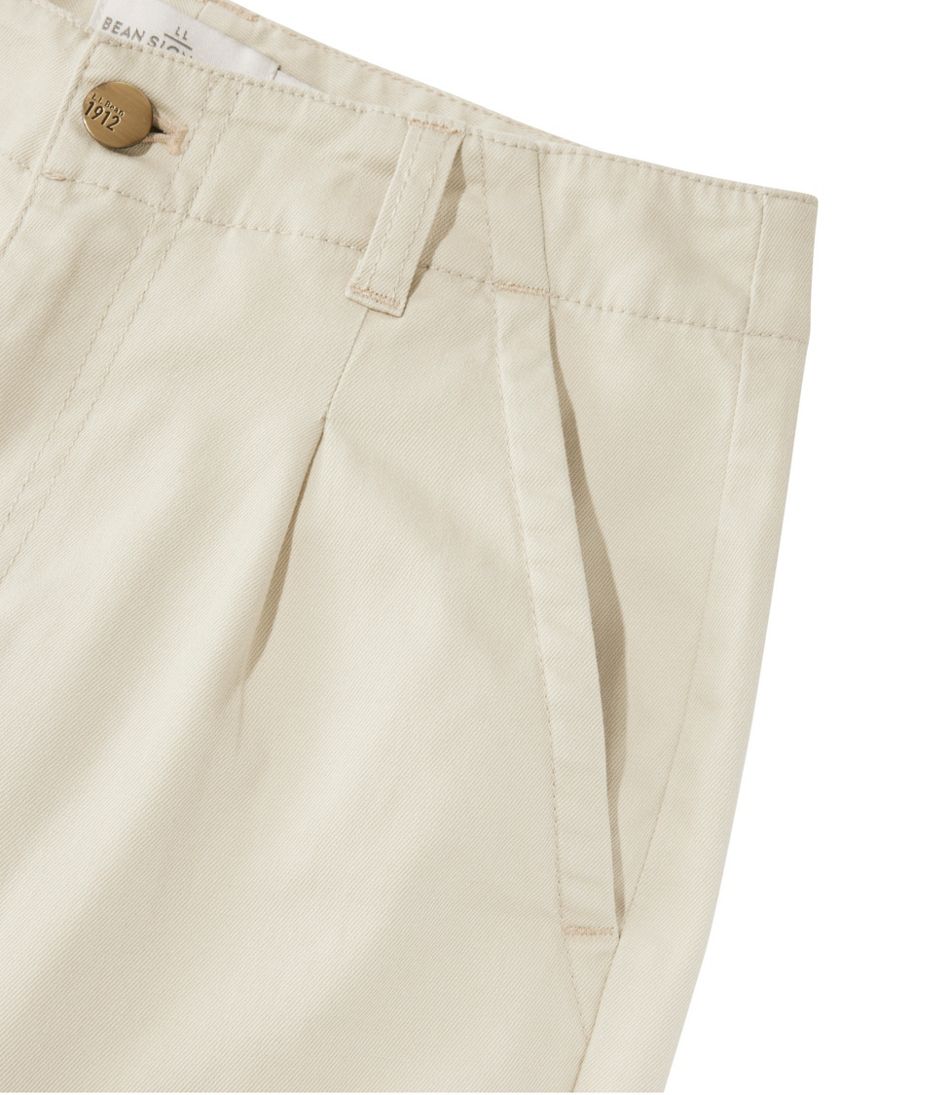 Women's Signature Easy-Cotton Pleated Chinos, Ankle - Image 4