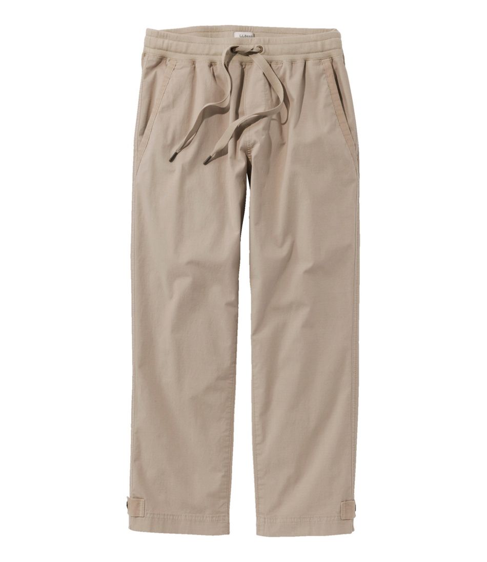 Women's Stretch Ripstop Pull-On Capri Pants, Slim-Leg