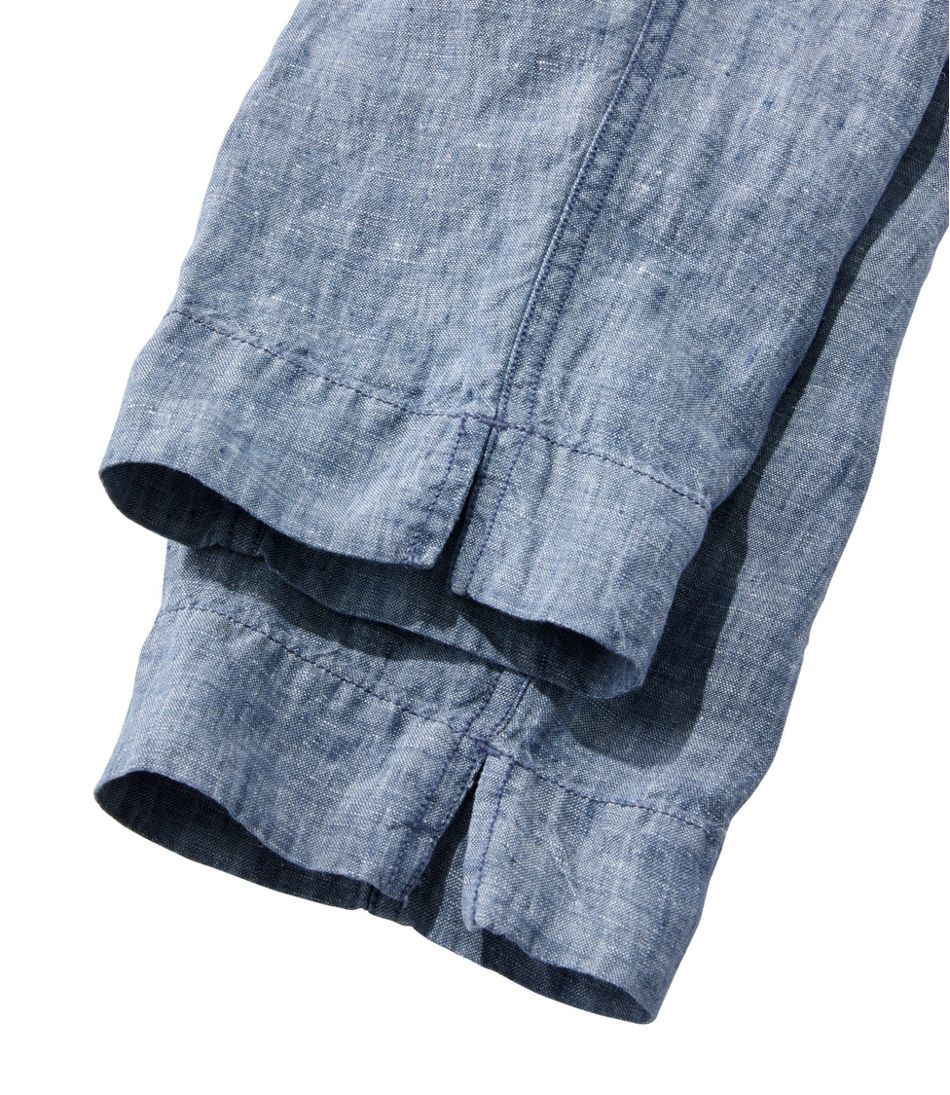Women's Premium Linen Pull-On Ankle Pants, Mid-Rise Tapered-Leg - Image 5