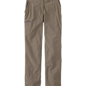 Women's Water-Repellent Comfort Trail Pants, Mid-Rise Straight-Leg