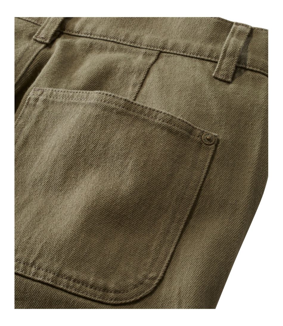 Women's Signature Washed Cotton Barrel Pants, High-Rise Tapered Leg - Image 4