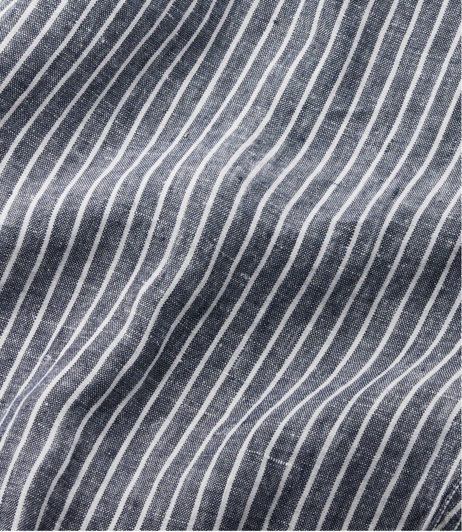 Women's Premium Linen Pull-On Ankle Pants, Mid-Rise Tapered-Leg Stripe - Image 6