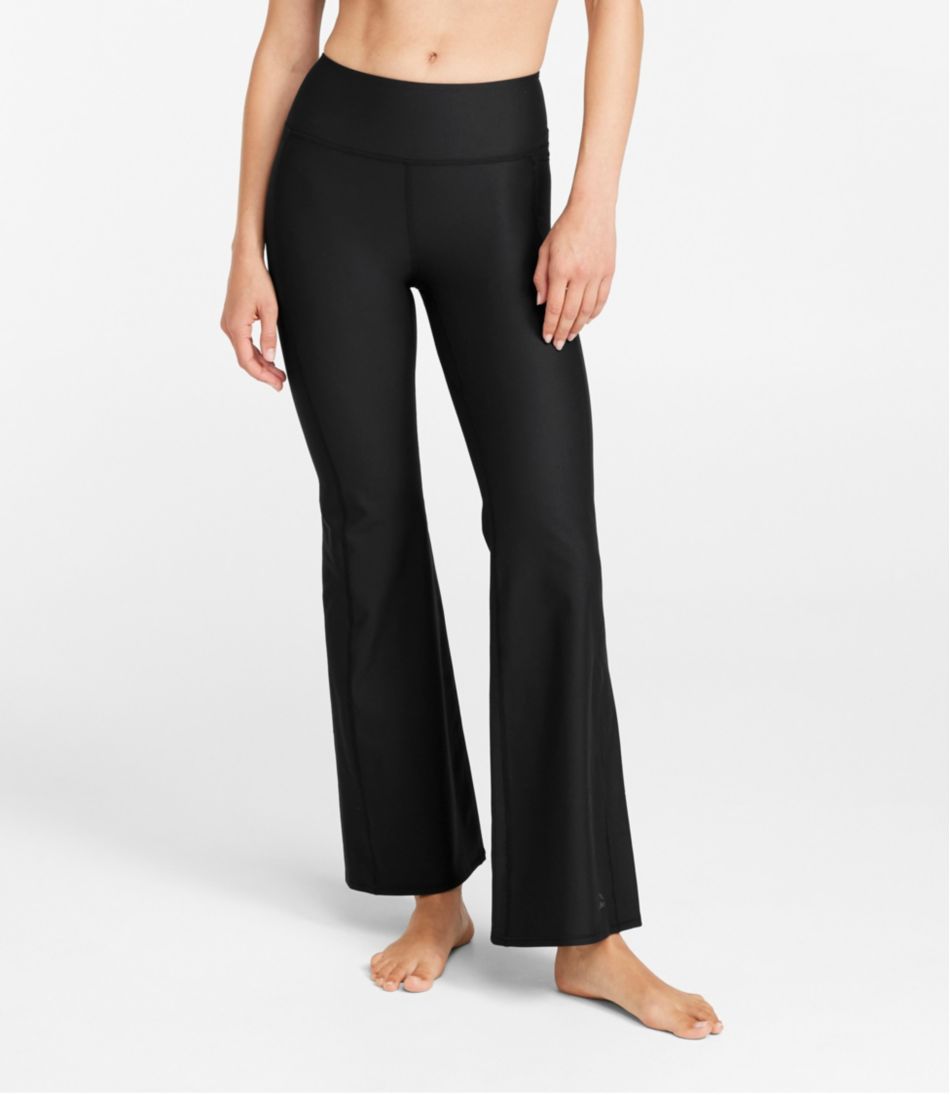 Women's L.L.Bean Everyday Performance Leggings, High-Rise Flare - Image 2