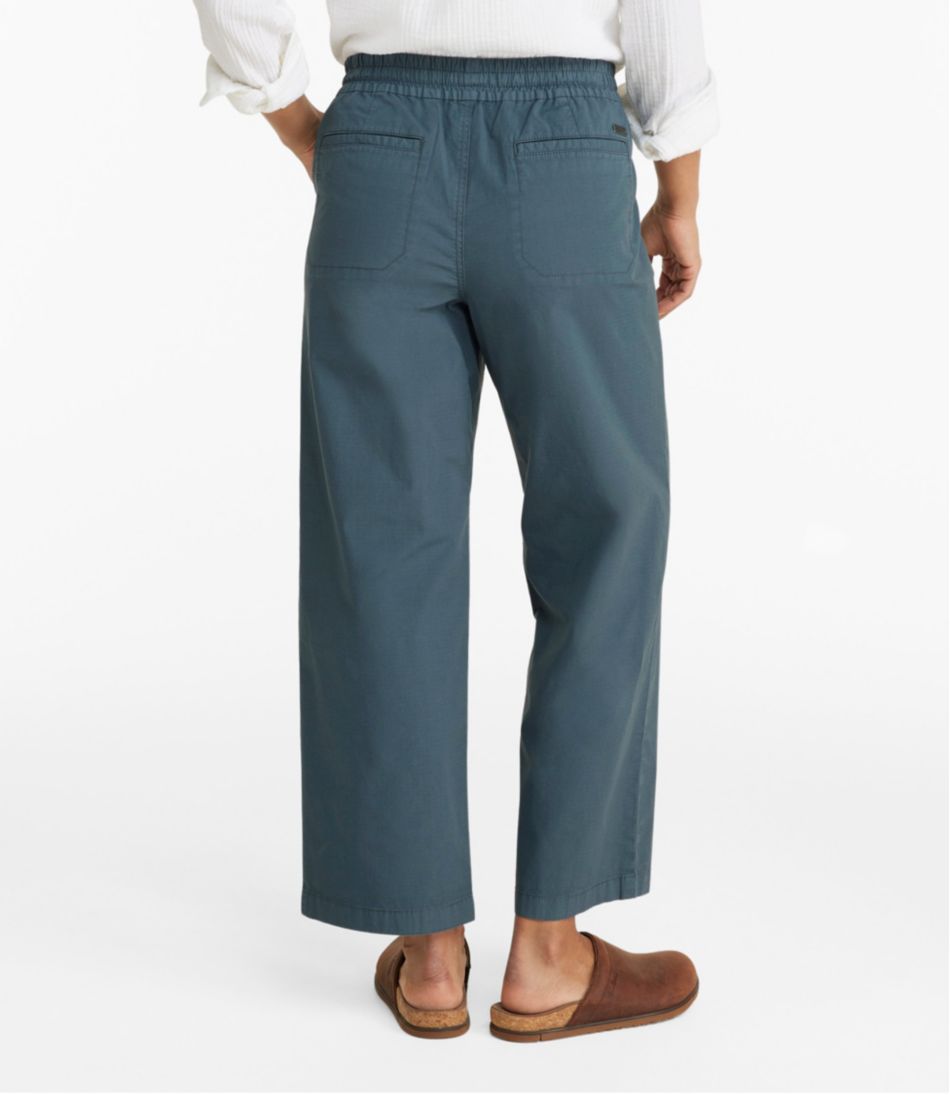Women's Stretch Ripstop Pull-On Pants, Wide-Leg Ankle - Image 3