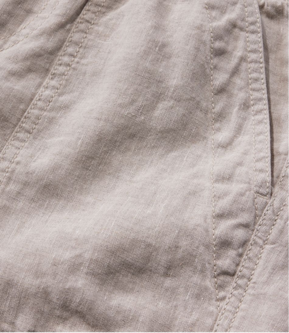 Women's Premium Washable Linen Shorts, Mid-Rise 6" - Image 6