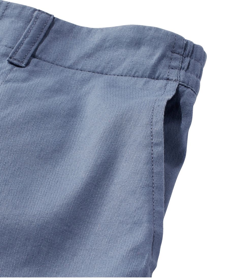 Women's Comfort Stretch Cotton/Linen Shorts, High-Rise 7" - Image 4