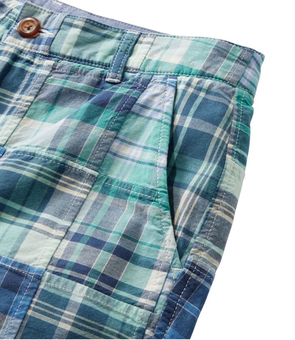 Women's Comfort Shorts, Patchwork Bermudas 9" - Image 4