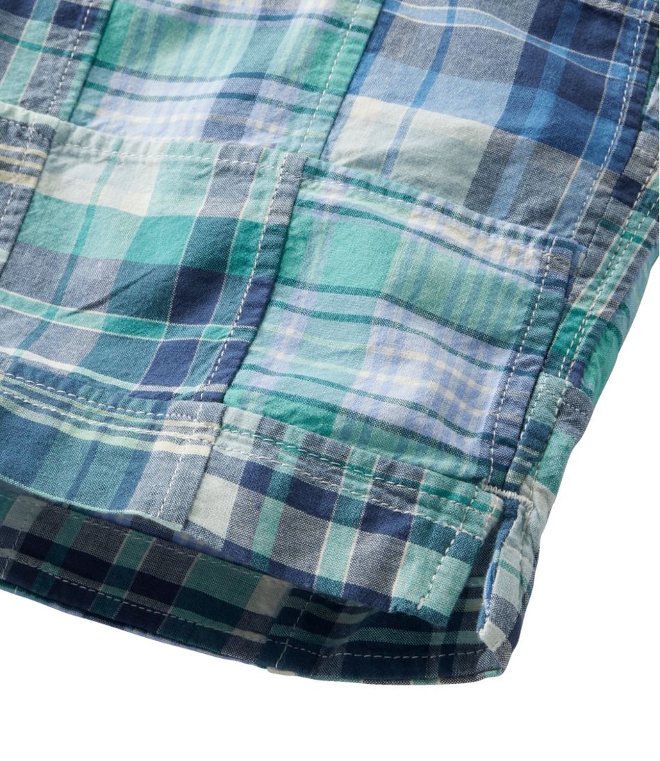 Women's Comfort Shorts, Patchwork Bermudas 9" - Image 5