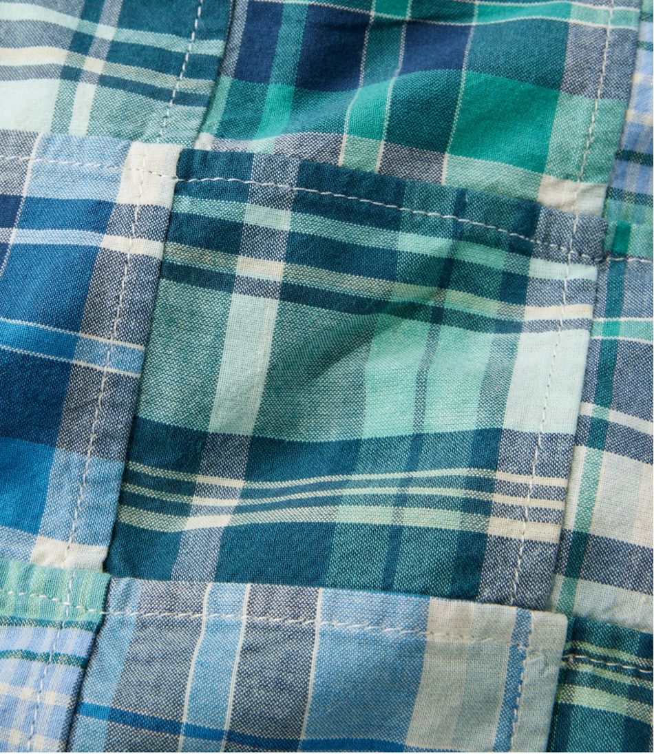 Women's Comfort Shorts, Patchwork Bermudas 9" - Image 6