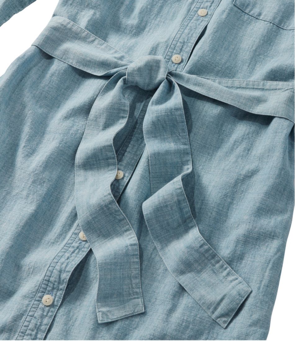 Women's Signature Camp Shirt Dress, Button-Front - Image 6
