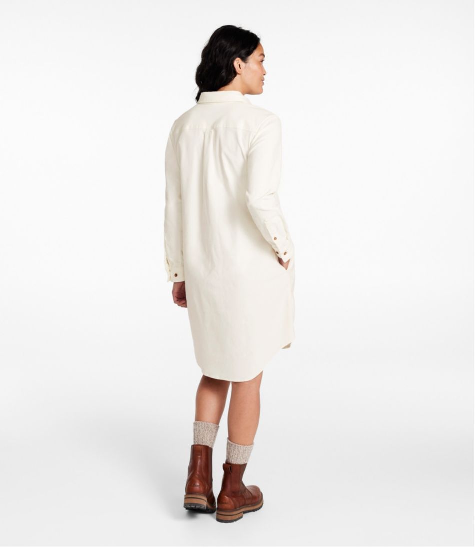 Women's L.L.Bean Heritage Corduroy Shirt Dress - Image 3
