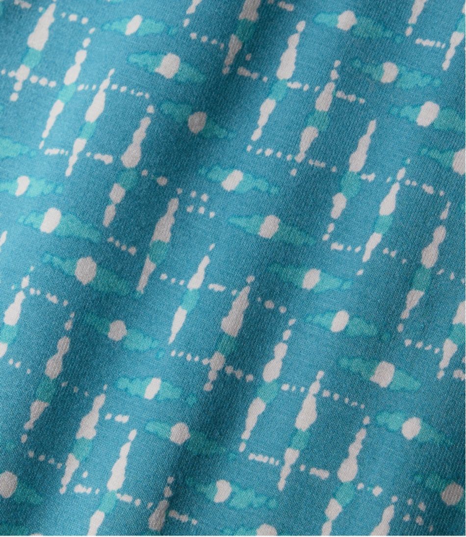 Women's Summer Knit Dress, Short-Sleeve Print - Image 4