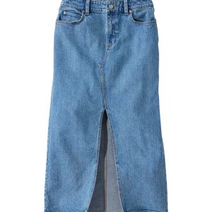 Women's Signature Heritage Denim Midi Skirt