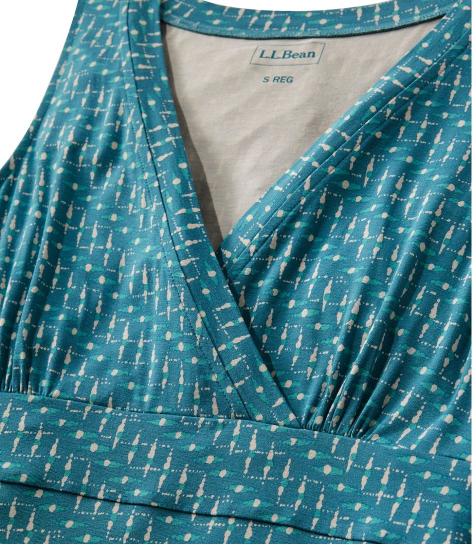 Women's Summer Knit Maxi Dress, Print - Image 4