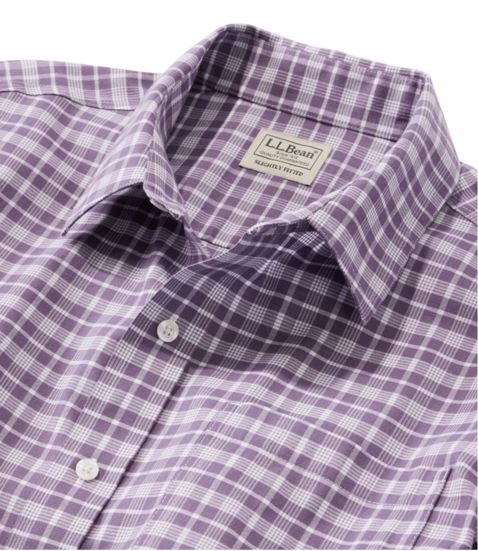 Men's Wrinkle-Free Ultrasoft Brushed Cotton Shirt, Long-Sleeve, Slightly Fitted Untucked Fit - Image 6