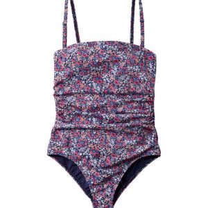 Women's Coastal Essentials Swimwear, Bandeau Tanksuit Print