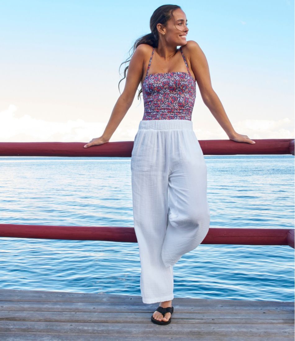 Women's Cloud Gauze Wide-Leg Pants - Image 4